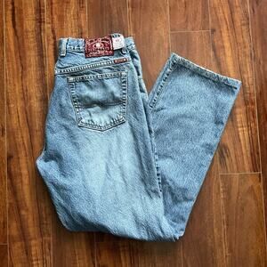 VTG Lucky Brand Gene Montesano Tag #93 Tight Fit Long Length Jeans Fit 36x34